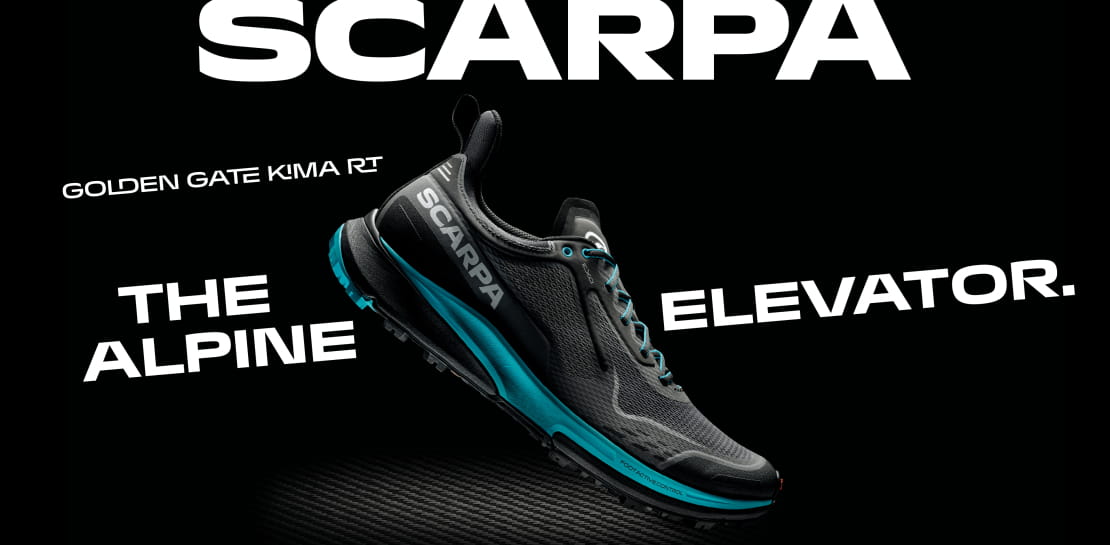 GOLDEN GATE KIMA RT, LA CHAUSSURE de TRAIL SCARPA DOTÉE UNE PLAQUE DE CARBONE QUI RÉDUIT LA FATIGUE