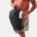 18L Zipper Packable Backpack Black