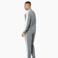M COLORADO ZIP TURTLENECK Cashmere Grey Melange/Fresh White