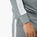 M COLORADO ZIP TURTLENECK Cashmere Grey Melange/Fresh White