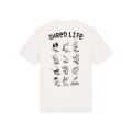 T-SHIRT CHAS CHRISTIANSEN SHRED LIFE WHITE