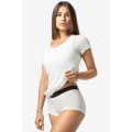 W SIERRA140 V NECK Fresh White