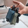FlatPak 90 ml Toiletry Bottle Pack x3  Charcoal/Slate Blue/Sage