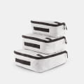 Packing Cube Setx3 Arctic White