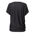 W LOOSE AIR TEE Jet Black