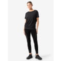 W LOOSE AIR TEE Jet Black