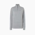 W COLORADO ZIP TURTLENECK Cashmere Grey Melange/Fresh White