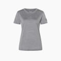 W CASUAL RIB BIO J TEE Cashmere Grey Melange