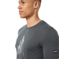M ASCENDERS TEE Dark Shadow Melange/Feather Grey