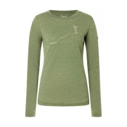 W BERGGLUCK LS Leaf Melange/Feather Grey