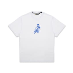 T-SHIRT GERRY WEDD CYCLIST SURFER WHITE