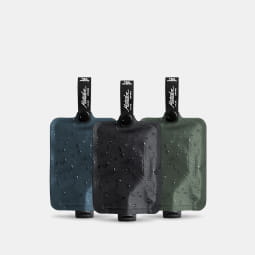FlatPak 90 ml Toiletry Bottle Pack x3 Charcoal/Slate Blue/Sage