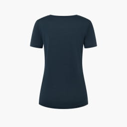 W ARABESQUE TEE Blueberry/Semolina