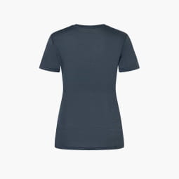 W TOP MOUNTAIN ART TEE Blueberry/Feather Grey/White Stone