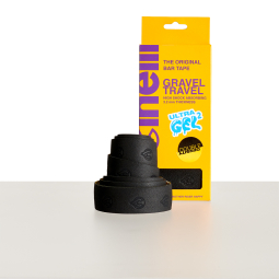 TAPE GRAVEL TRAVEL SUEDE GEL DOUBLE DENSITY CHUBBY BLACK