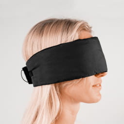 Blackout Eyemask Black and Earplugs Kit