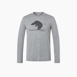 M SKI KARL LS Cashmere Grey Melange/Dark Shadow Melange