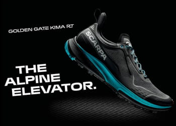 GOLDEN GATE KIMA RT, LA CHAUSSURE de TRAIL SCARPA DOTÉE UNE PLAQUE DE CARBONE QUI RÉDUIT LA FATIGUE