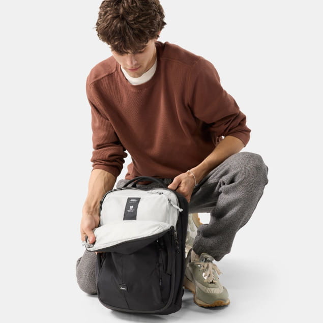 18L Personal Item Travel Pack Black