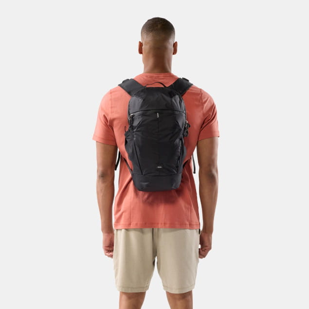 18L Zipper Packable Backpack Black