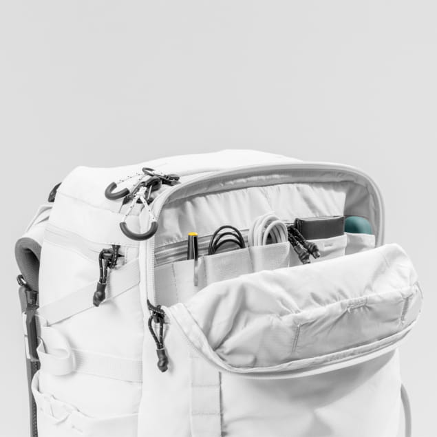 GlobeRider 45L Travel Backpack Arctic White