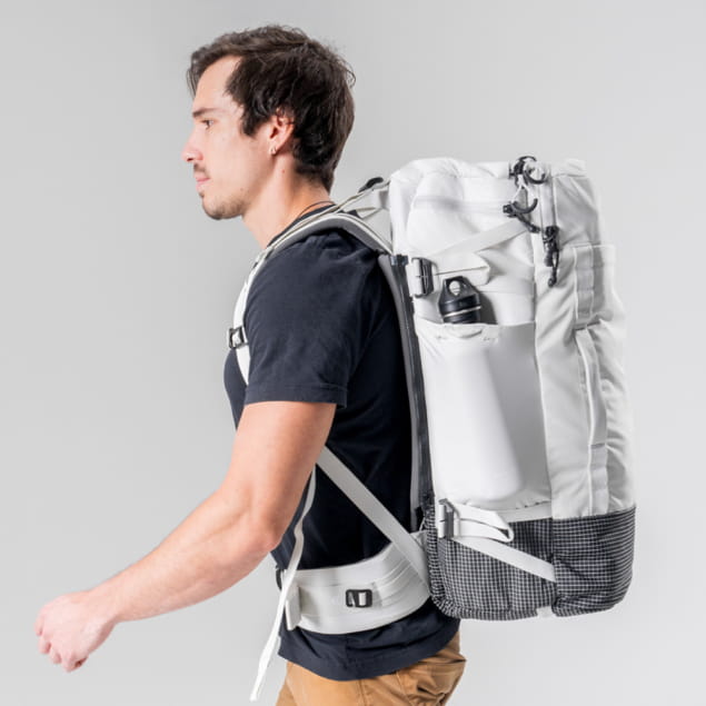 GlobeRider 45L Travel Backpack Arctic White