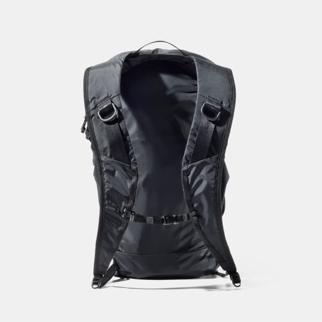 18L Zipper Packable Backpack Black