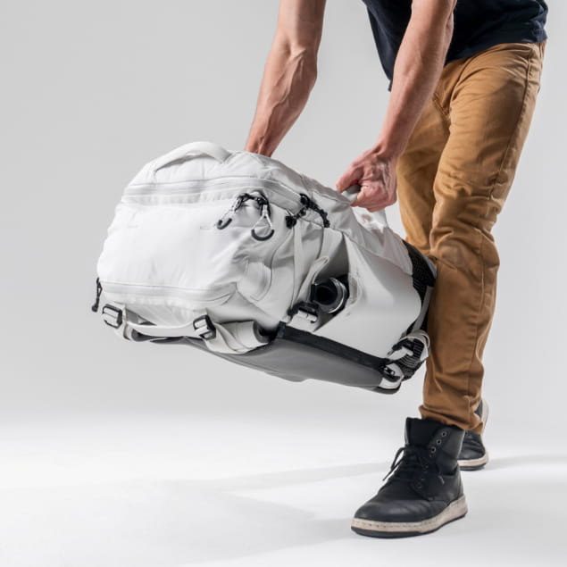 GlobeRider 45L Travel Backpack Arctic White