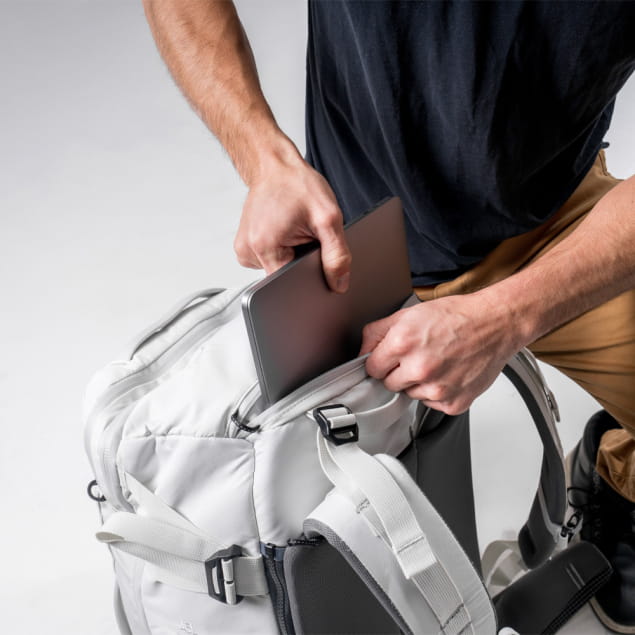 GlobeRider 45L Travel Backpack Arctic White