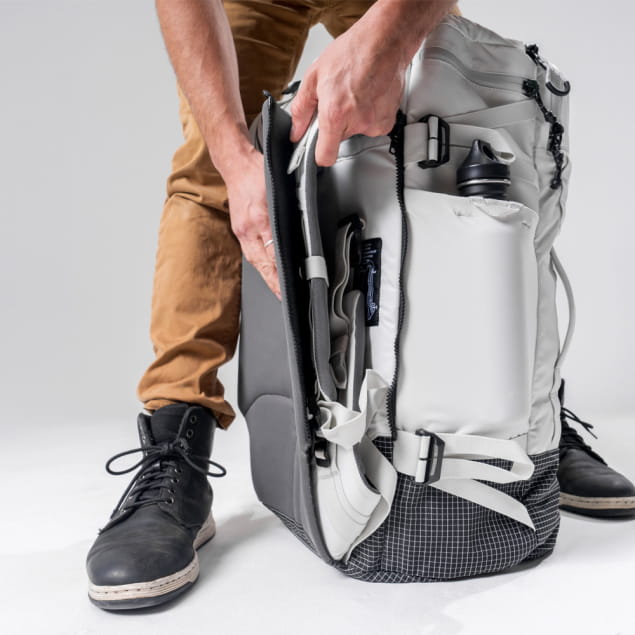 GlobeRider 45L Travel Backpack Arctic White