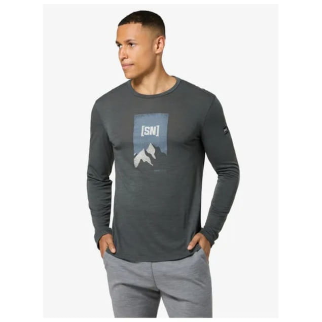 M 2 PITCH LS Dark Shadow Melange/Flint Stone/Feather Grey