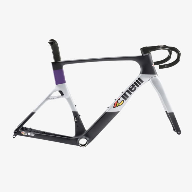 FRAME SET+SP+BAR AEROSCOOP PURPLE FIBER