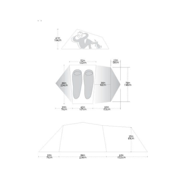 Rainfly Copper Hotel HV UL2 Orange