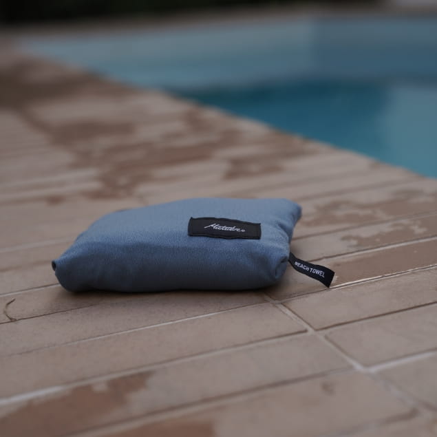 Nanodry Packable Beach Towel Slate Blue