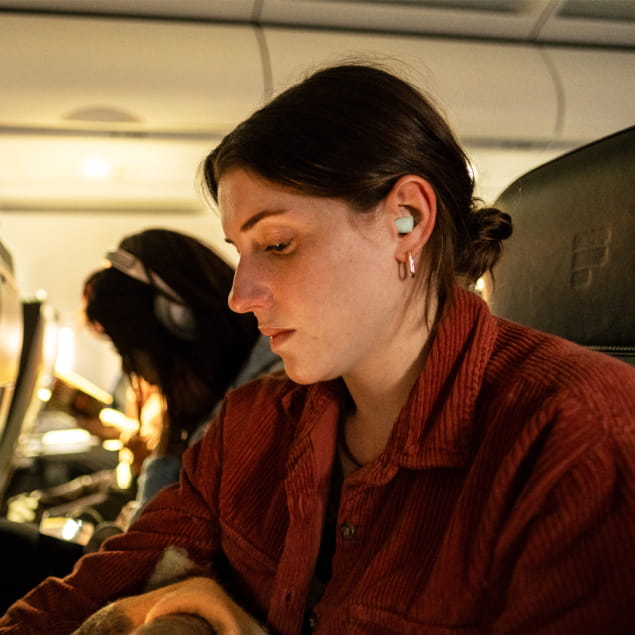 Travel Earplugs Kitx2 Black and White