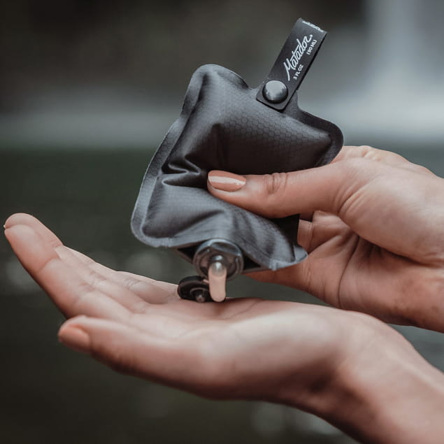 FlatPak 90ml Toiletry Bottle Charcoal