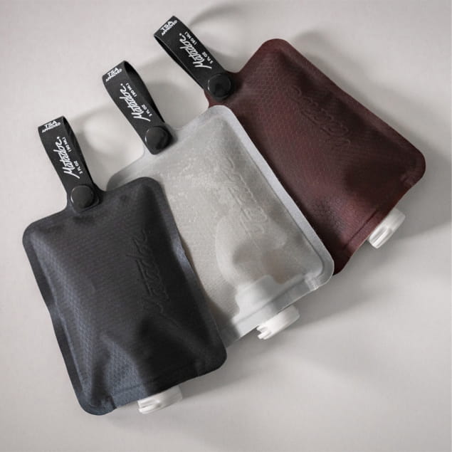FlatPak 90ml Toiletry Bottle Pack x3 Charcoal/Garnet/Arctic White