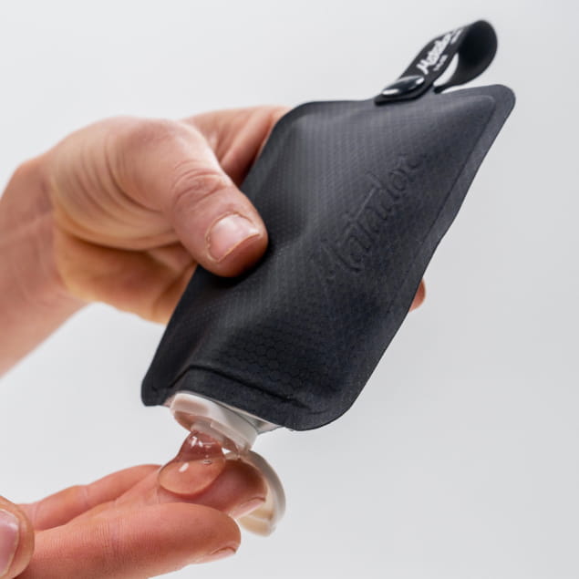 FlatPak 90ml Toiletry Bottle Pack x3 Charcoal/Garnet/Arctic White