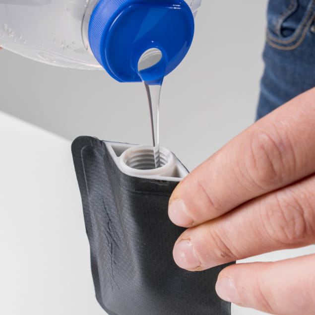 FlatPak 90ml Toiletry Bottle Pack x3 Charcoal/Garnet/Arctic White