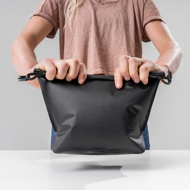 FlatPak 2L Waterproof Toiletry Case Charcoal