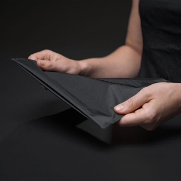 FlatPak 2L25 Zipper Toiletry Case Charcoal