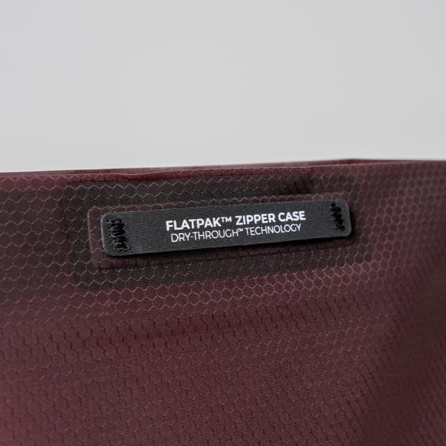 FlatPak 2L25 Zipper Toiletry Case Garnet