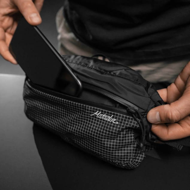 Freerain 2L Waterproof Packable Hip Pack Black