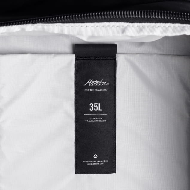 GlobeRider 35L Travel Backpack Black