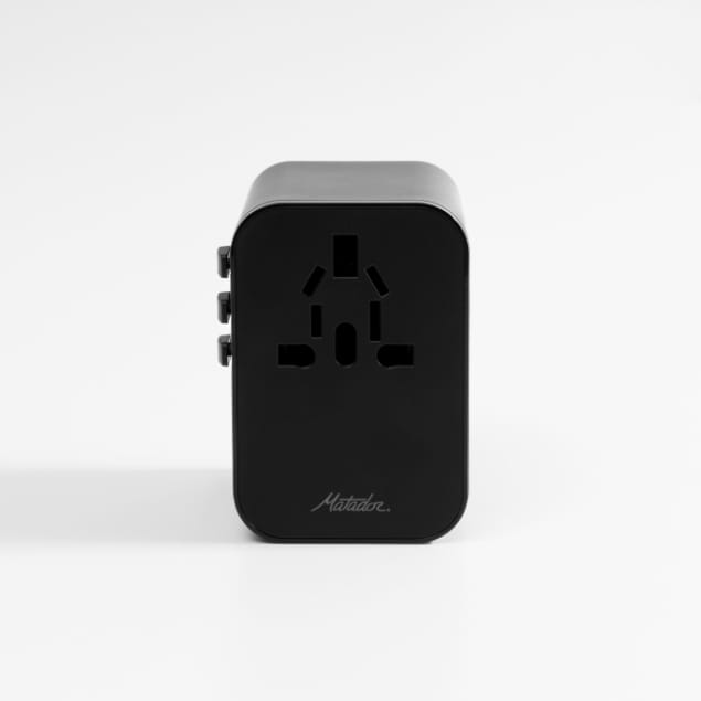 Global Travel Adapter Black