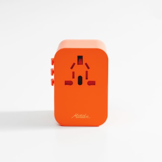 Global Travel Adapter Orange
