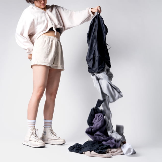 Packable Laundry Bag 30L Charcoal