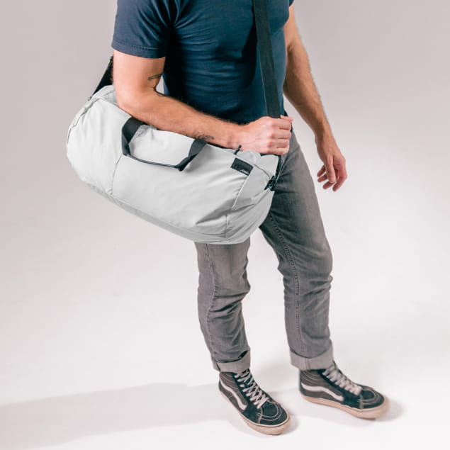 Refraction 25L Packable Duffle Bag Arctic White