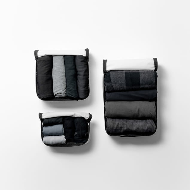 Packing Cube Setx3 Arctic White