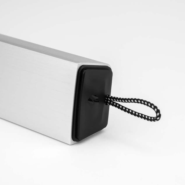 Waterproof Pill Canister Brushed Aluminium